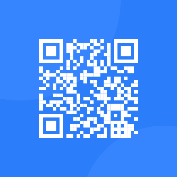 QR code that leads to the frontend mentor website